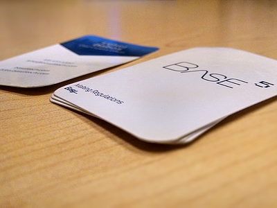 Base5 Business Cards base5 branding business card card print start up tech