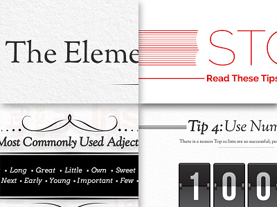 Infographic Snapshots illustrator infographic type typesetting typography vector