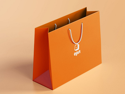 epsi baglogo brand branding design illustrator logo orange photoshop store logo
