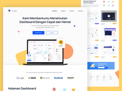 Dashboard Provider | Landing page 🔥 clean design colorful dailyui dashboard landing page landing page design uidesign uxui web website website design