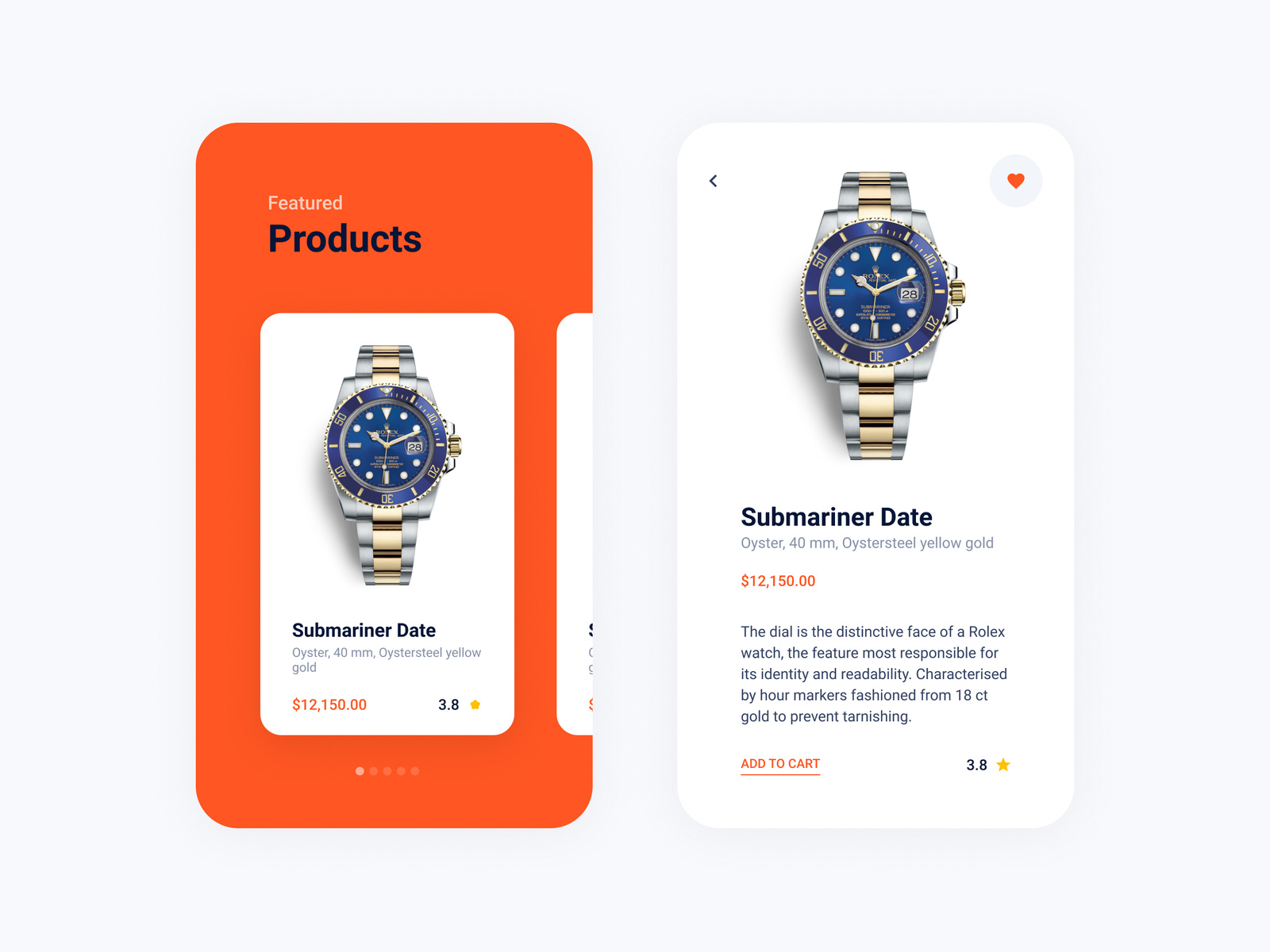 Product UI for Mobile app by Kavan Shah on Dribbble