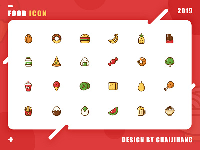 Food icon design food icon ui