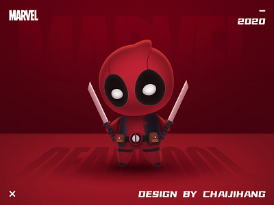 MARVEL-Deadpool design illustration