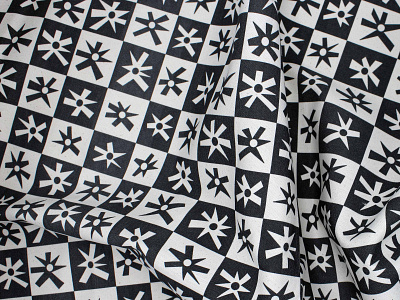 B&W Floral Fabric blackandwhite fabric fabric design fashion