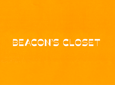 Beacon's Closet Logo branding design typography