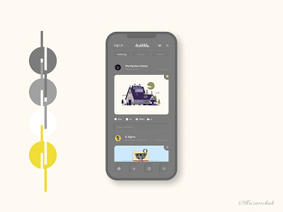 Dribbble Gray app app design design dibbble ui ux uxdesign