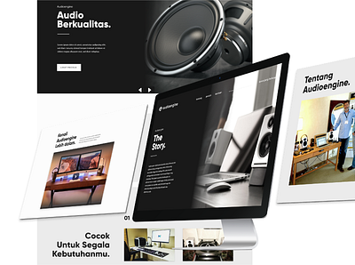 Audioengine Website Redesign concept ui uidesign ux web webdesign