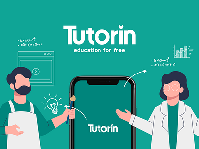 Tutorin Design app branding concept design illustration logo ui uidesign ux vector