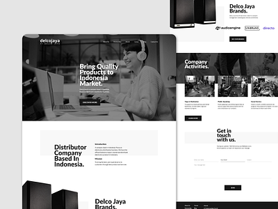 Delco Jaya Web Design typography ui uidesign ux web webdesign