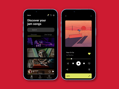 UI Challenge #009 - Music Player