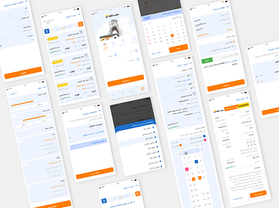 Bilit.com - bus application app design flat ui ux