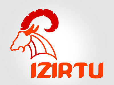 Izirtu Logotype boukan goats head izirtu logo ram