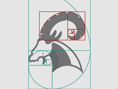 Izirtu Logotype boukan fibonacci goats، ram head izirtu logo