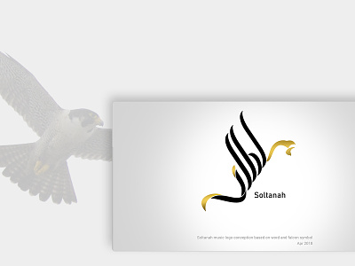 Calligraphy logo arabic logo calligraphy eagle logo falcon logo headui logo logotype soltana