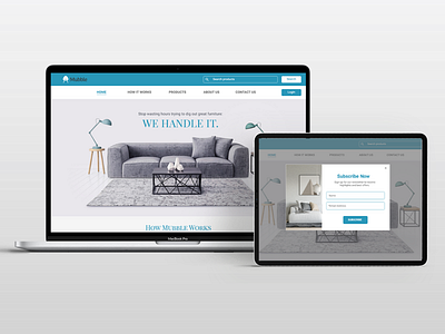 e-Commerce Furniture webdesign