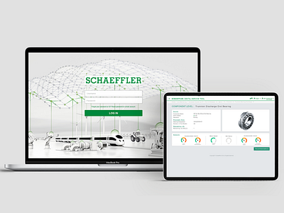 Schaeffler Digital Service Tool webapp design