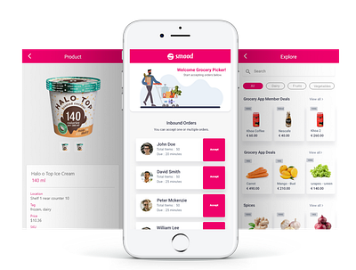 Food Delivery mobile app design