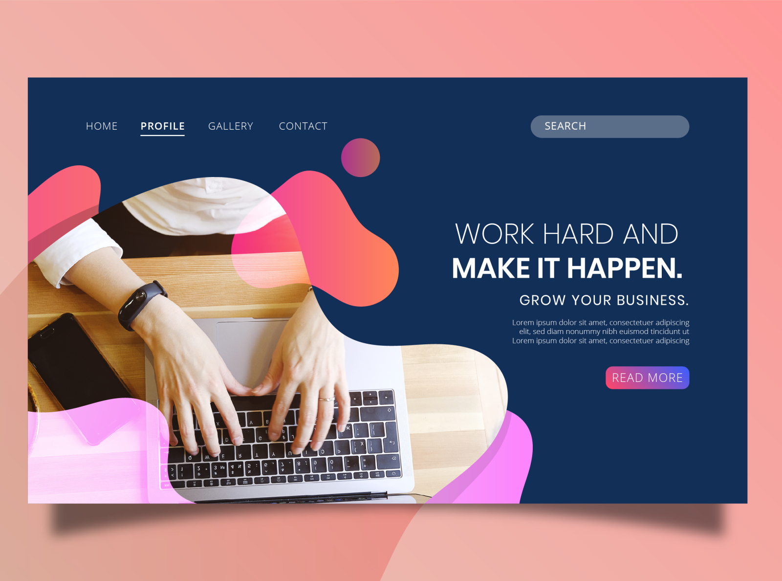 Dribbble - Design-amazing-website-and-app-mockups.jpg By Tayyab Khan