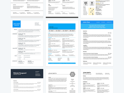 CV Builder - Online CV Editor by Nikolaj 🚀 Premium Mockups on Dribbble