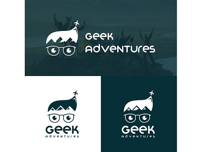 Geek Adventure Logo app branding design typography ui ux vector