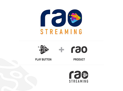 Rao Streaming app animation app design branding design icon illustration logo minimal typography ux vector