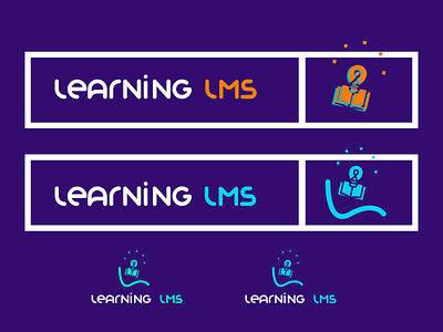 Logo Concept For learning lms animation app app design branding concept icon illustration learning letter lms logo typography ui ux vector