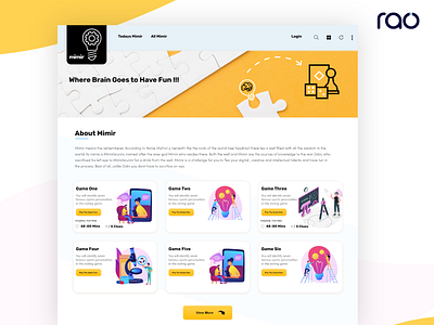 Quiz Landing Page animation app app design branding design illustration landingpage logo typography ui ux vector webdeisgn webdevelopment