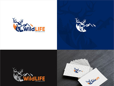 wild life Logo Deign animation app app design branding icon illustration logo typography ui ux vector