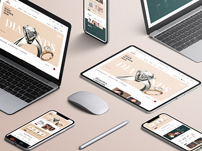 Jewelry store concept Design animation app design app designers app developer appdesign branding design ecomemrce icon illustration logo minimal typography uiux uxdesign vector webdesign website design