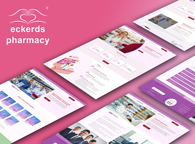 Eckerds Pharmacy website design ui ux web web design