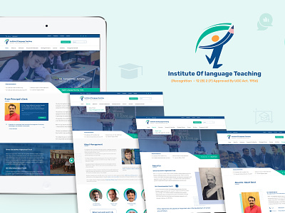 Institute of Language Teaching design education ui ux web websites