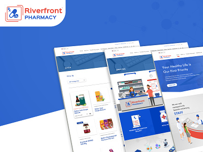 Riverfront Rx Pharmacy design ui ux web website