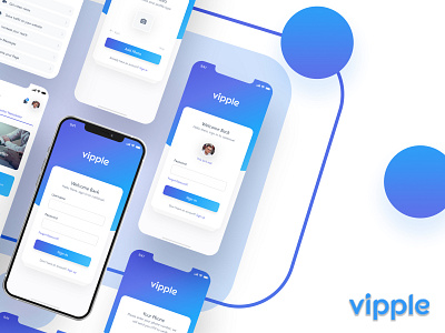 Vipple App Design app app design design ui ux