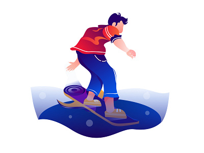 Water Sports Illustration