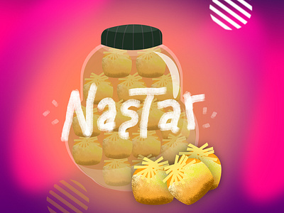 Nastar Cake Illustration art cake design food food illustration gradient illustration illustrator vector