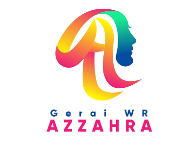 Design logo Gerai Warung Azzahra art branding design illustration logo ui ux vector