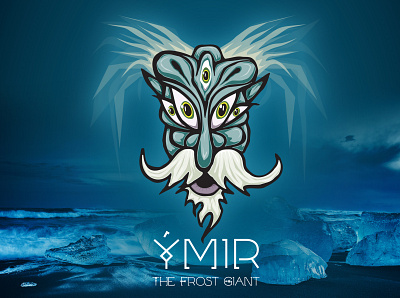 Ýmir - The Frost Giant 01 brand identity branding character design identity design illustration logo logo design self promotion