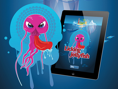 Character Design - Licking Jellyfish character design game design illustration