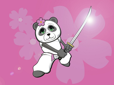 Pink Panda - Character Design