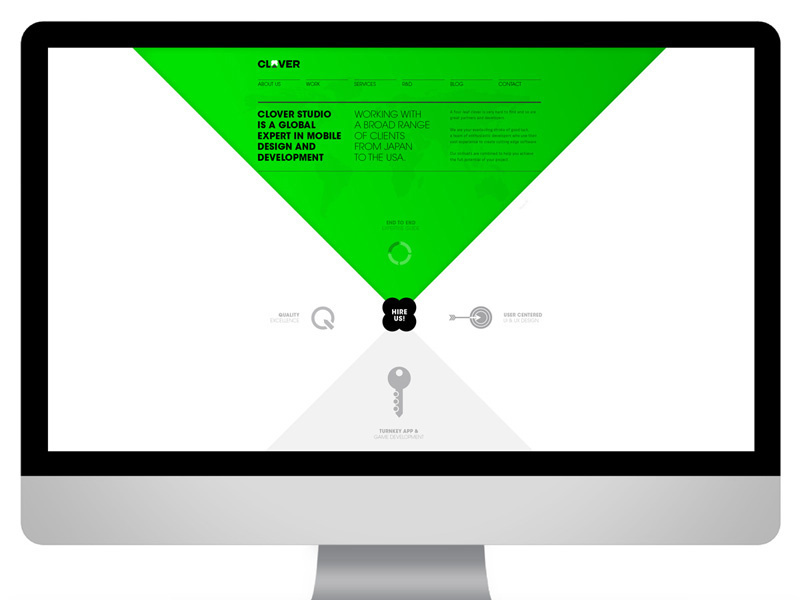 Clover green identity design digital luck clean fresh croatia zagreb web behance brand