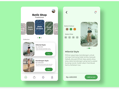Mobile App Batik Shop
