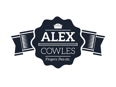 Alex Cowles - New Branding brand branding identity logo pie ribbon rope seal stamp