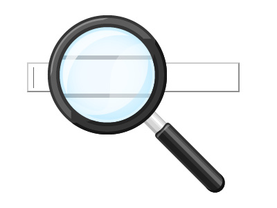 SEO Icon bar icon illustrator magnifying glass search seo vector