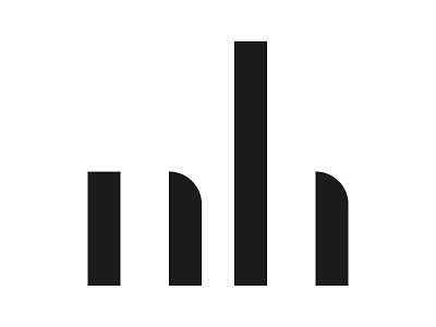 Not Horrendous (dot com) brand h identity lettering logo n simple minimalist