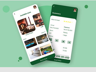 hotel room booking application design landing page mobile mobile app mobile design typography ui ux web web design