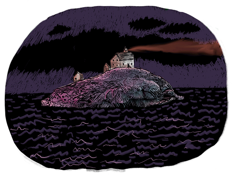 Lighthouse animated gif illustration island lighthouse ocean seaside