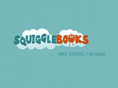 Squiggle Books loading logo splash screen