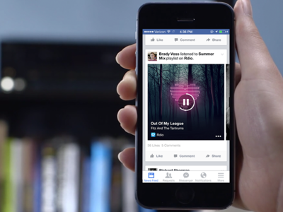 Share Music on Facebook