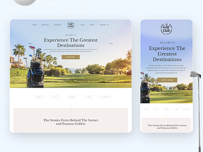 Golf Club Website