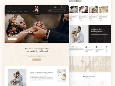 Wedding Invitation Website Landing Page